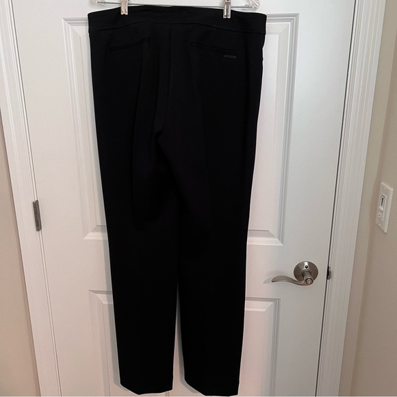 Anne Klein Black Stretch Knit Pants Classic Trousers NWOT - Picture 4 of 9
